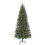 Kunstigt juletræ med 300 LED'er Grøn 210 cm PE og PVC