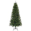 Kunstigt juletræ med 300 LED'er Grøn 240 cm PE og PVC