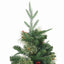 Kunstigt Hinged Juletræ med 150 LED'er Grøn 120 cm PE og PVC