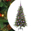 Kunstigt Hinged Juletræ med 150 LED'er Grøn 120 cm PE og PVC