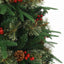 Kunstigt Hinged Juletræ med 150 LED'er Grøn 150 cm PE og PVC