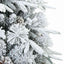 Kunstigt Hinged Juletræ med 150 LED'er Hvid 120 cm PE og PVC