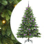 Kunstigt juletræ med 150 LED'er Grøn 150 cm PE og PVC