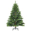 Kunstigt juletræ med 150 LED'er Grøn 150 cm PE og PVC