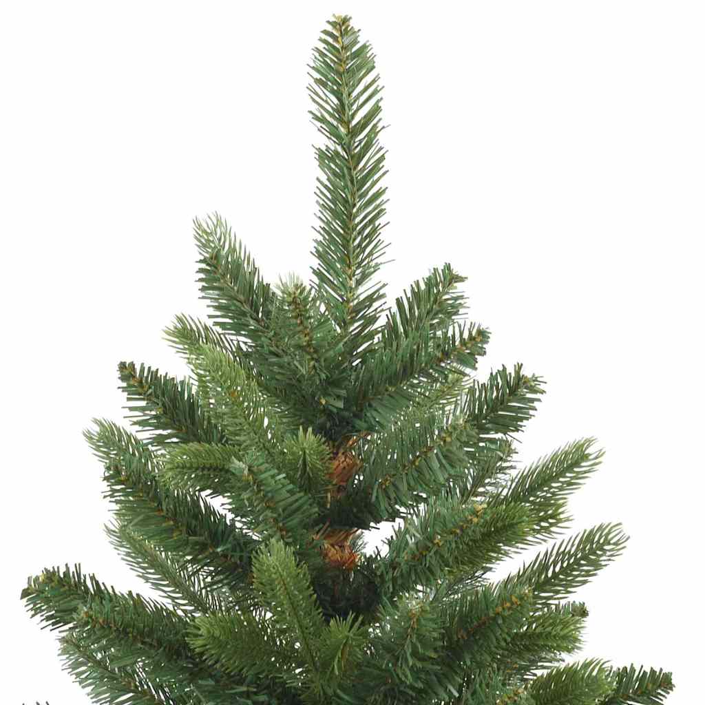 Kunstigt juletræ med 150 LED'er Grøn 150 cm PE og PVC