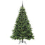 Kunstigt juletræ med 300 LED'er Grøn 180 cm PE og PVC