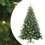 Kunstigt juletræ med 300 LED'er Grøn 180 cm PE og PVC
