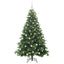 Kunstigt juletræ med 300 LED'er Grøn 180 cm PE og PVC