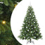 Kunstigt juletræ med 300 LED'er Grøn 180 cm PE og PVC