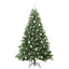 Kunstigt juletræ med 300 LED'er Grøn 180 cm PE og PVC
