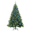 Kunstigt juletræ med 300 LED'er Grøn 180 cm PE og PVC