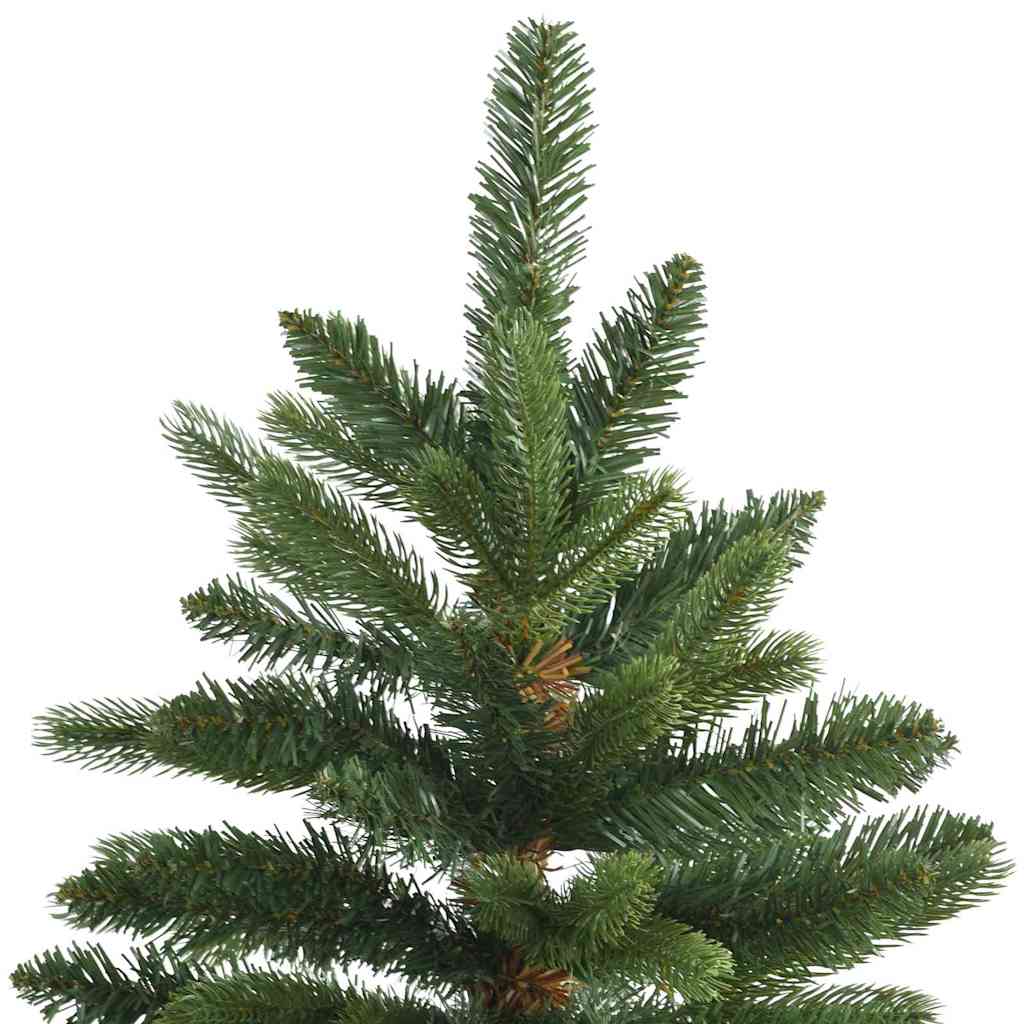 Kunstigt juletræ med 300 LED'er Grøn 210 cm PE og PVC