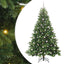 Kunstigt juletræ med 300 LED'er Grøn 210 cm PE og PVC