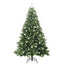 Kunstigt juletræ med 300 LED'er Grøn 210 cm PE og PVC