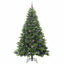 Kunstigt juletræ med 300 LED'er Grøn 210 cm PE og PVC