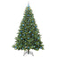 Kunstigt juletræ med 300 LED'er Grøn 210 cm PE og PVC