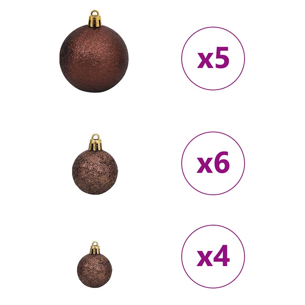 Kunstigt juletræ med 150 LED'er Hvid 150 cm PE og PVC