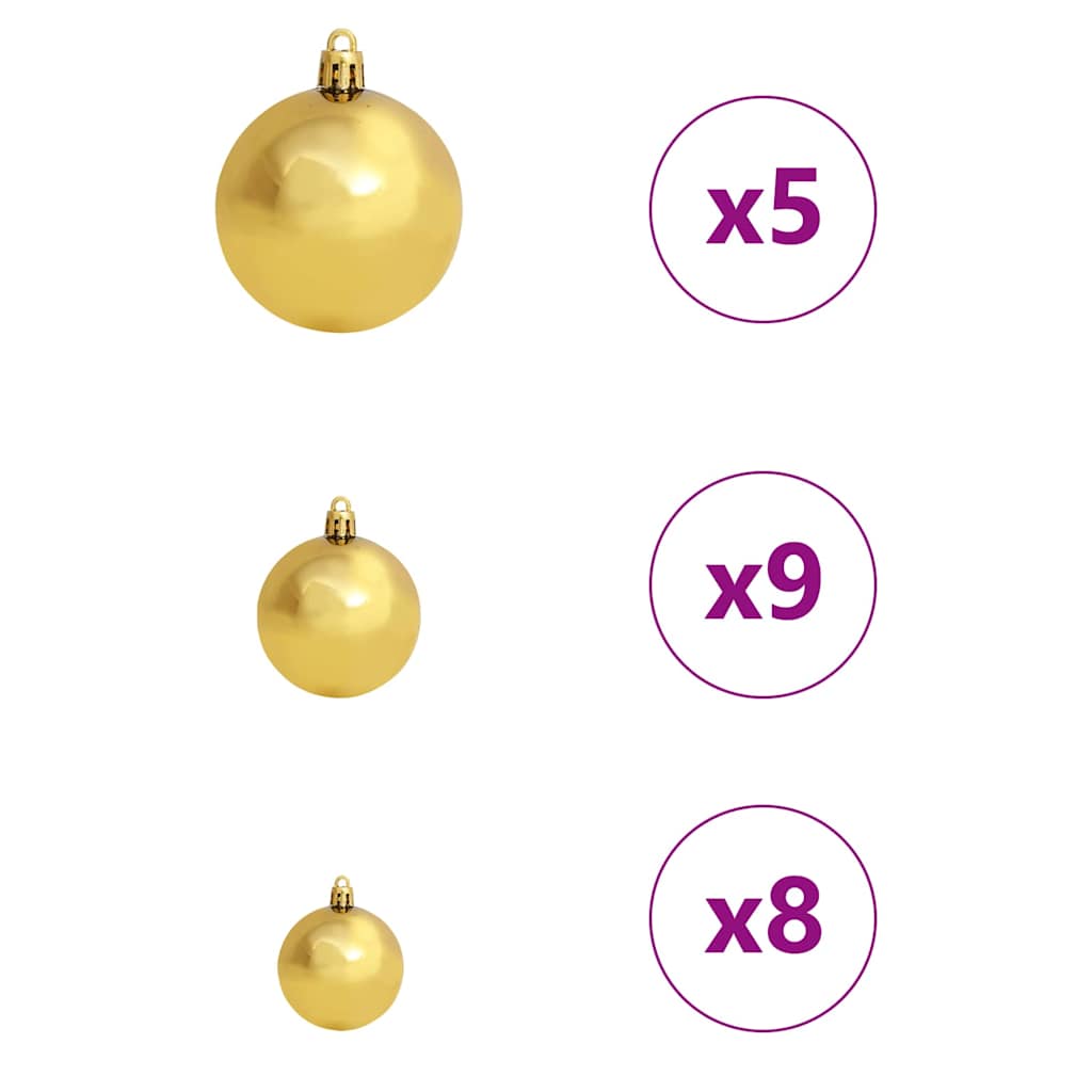 Kunstigt juletræ med 150 LED'er Hvid 150 cm PE og PVC