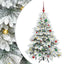 Kunstigt juletræ med 150 LED'er Hvid 150 cm PE og PVC