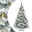 Kunstigt juletræ med 300 LED'er Hvid 180 cm PE og PVC