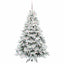 Kunstigt juletræ med 300 LED'er Hvid 180 cm PE og PVC