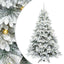 Kunstigt juletræ med 300 LED'er Hvid 180 cm PE og PVC