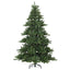 Kunstigt Hinged Juletræ med 300 LED'er Grøn 210 cm PVC og Stål