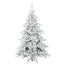 Kunstigt Hinged Juletræ med 300 LED'er Hvid 180 cm PVC og Stål