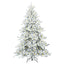 Kunstigt Hinged Juletræ med 300 LED'er Hvid 210 cm PVC og Stål