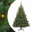 Kunstigt juletræ med 150 LED'er Grøn 150 cm PE og PVC