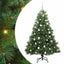 Kunstigt juletræ med 150 LED'er Grøn 150 cm PE og PVC