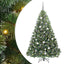 Kunstigt juletræ med 300 LED'er Grøn 180 cm PE og PVC
