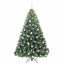 Kunstigt juletræ med 300 LED'er Grøn 180 cm PE og PVC