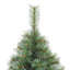 Kunstigt juletræ med 300 LED'er Grøn 210 cm PE og PVC