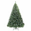 Kunstigt juletræ med 300 LED'er Grøn 240 cm PE og PVC