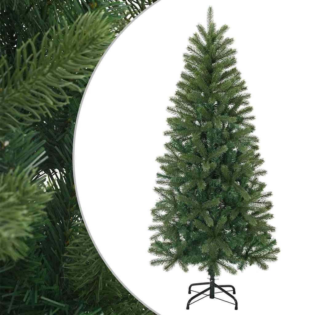 Kunstigt juletræ med stativ Grøn 150 cm PVC, PE og stål