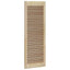Skabsdør 2 pcs Naturfarvet 110 x 2,1 x 39,5 cm Massiv fyrretræ