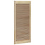Skabsdør Naturfarvet 49,5 x 2,1 x 110 cm Massiv fyrretræ