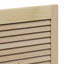 Skabsdør Naturfarvet 110 x 2,1 x 59,5 cm Massivt fyrretræ