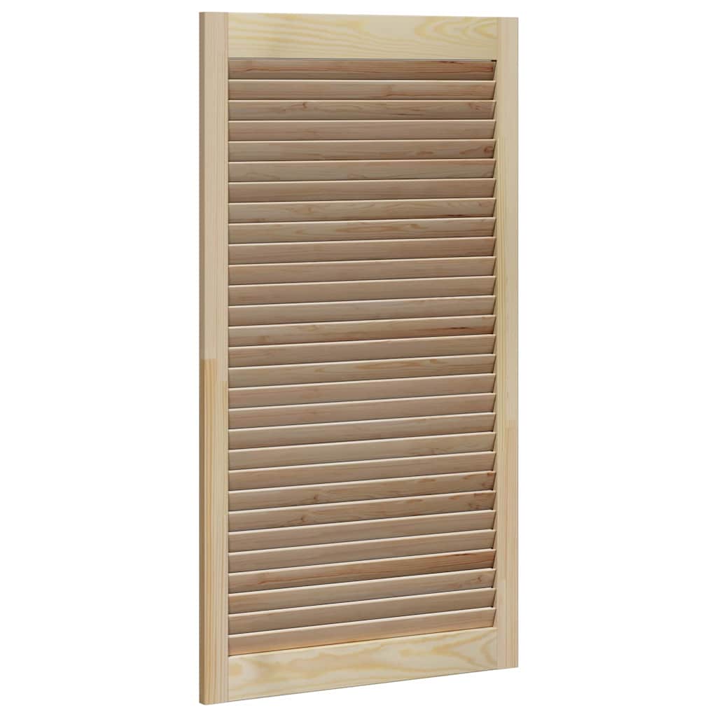 Skabsdør Naturfarvet 110 x 2,1 x 59,5 cm Massivt fyrretræ