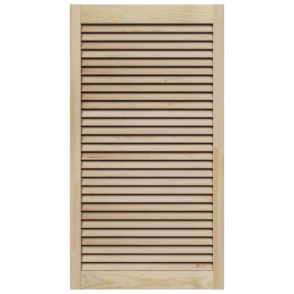 Skabsdør Naturfarvet 110 x 2,1 x 59,5 cm Massivt fyrretræ