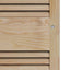Skabsdør med dør 2 pcs Naturfarvet 140,5 x 2,1 x 39,5 cm