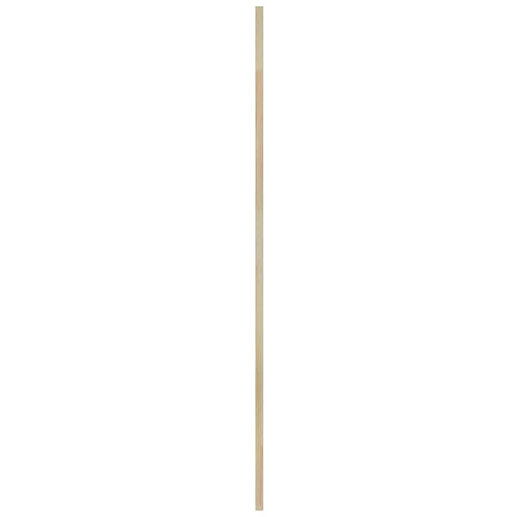 Skabsdør med dør 2 pcs Naturfarvet 140,5 x 2,1 x 39,5 cm