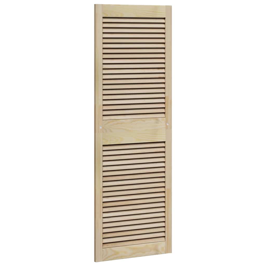 Skabsdør Naturfarvet 49,5 x 2,1 x 140,5 cm Massiv fyrretræ