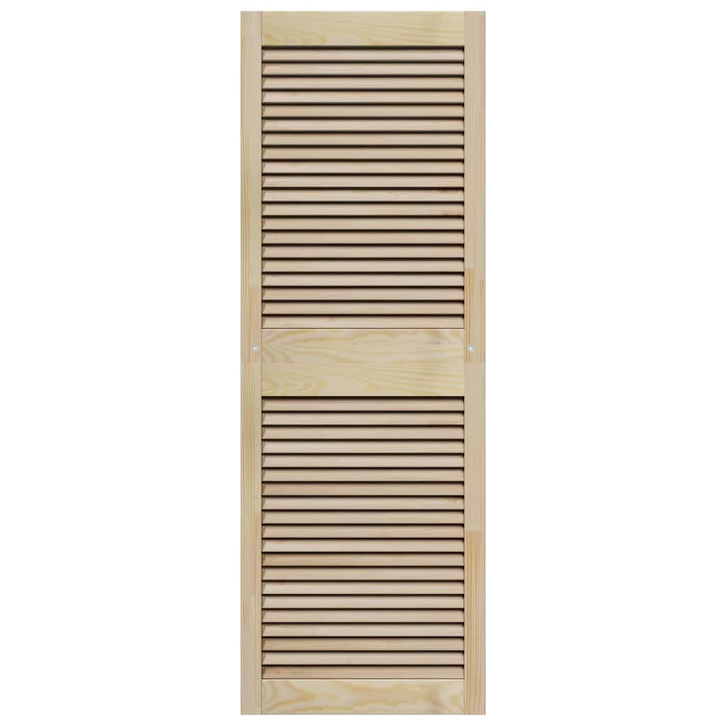 Skabsdør Naturfarvet 49,5 x 2,1 x 140,5 cm Massiv fyrretræ