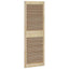 Skabsdør med dør 2 pcs Naturfarvet 49,5 x 2,1 x 140,5 cm