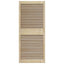 Skabsdør med dør 2 pcs Naturfarvet 140,5 x 2,1 x 59,5 cm