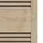 Skabsdør Naturfarvet 170 x 2,1 x 39,5 cm Massiv fyrretræ