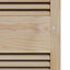 Skabsdør Naturfarvet 170 x 2,1 x 49,5 cm Massiv fyrretræ