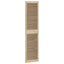 Skabsdør Naturfarvet 201 x 2,1 x 49,5 cm Massiv fyrretræ